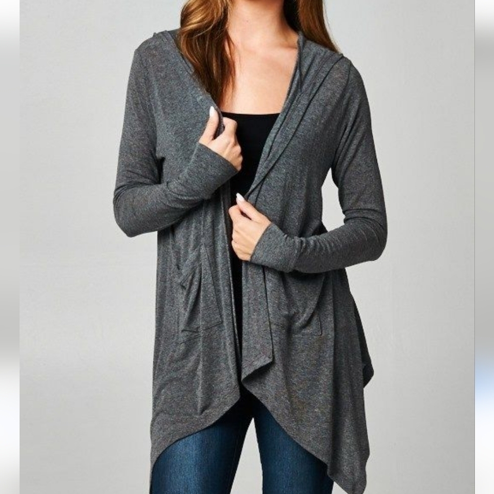 Young, Fabulous & Broke Sea Foam Green Open Cardigan Medium